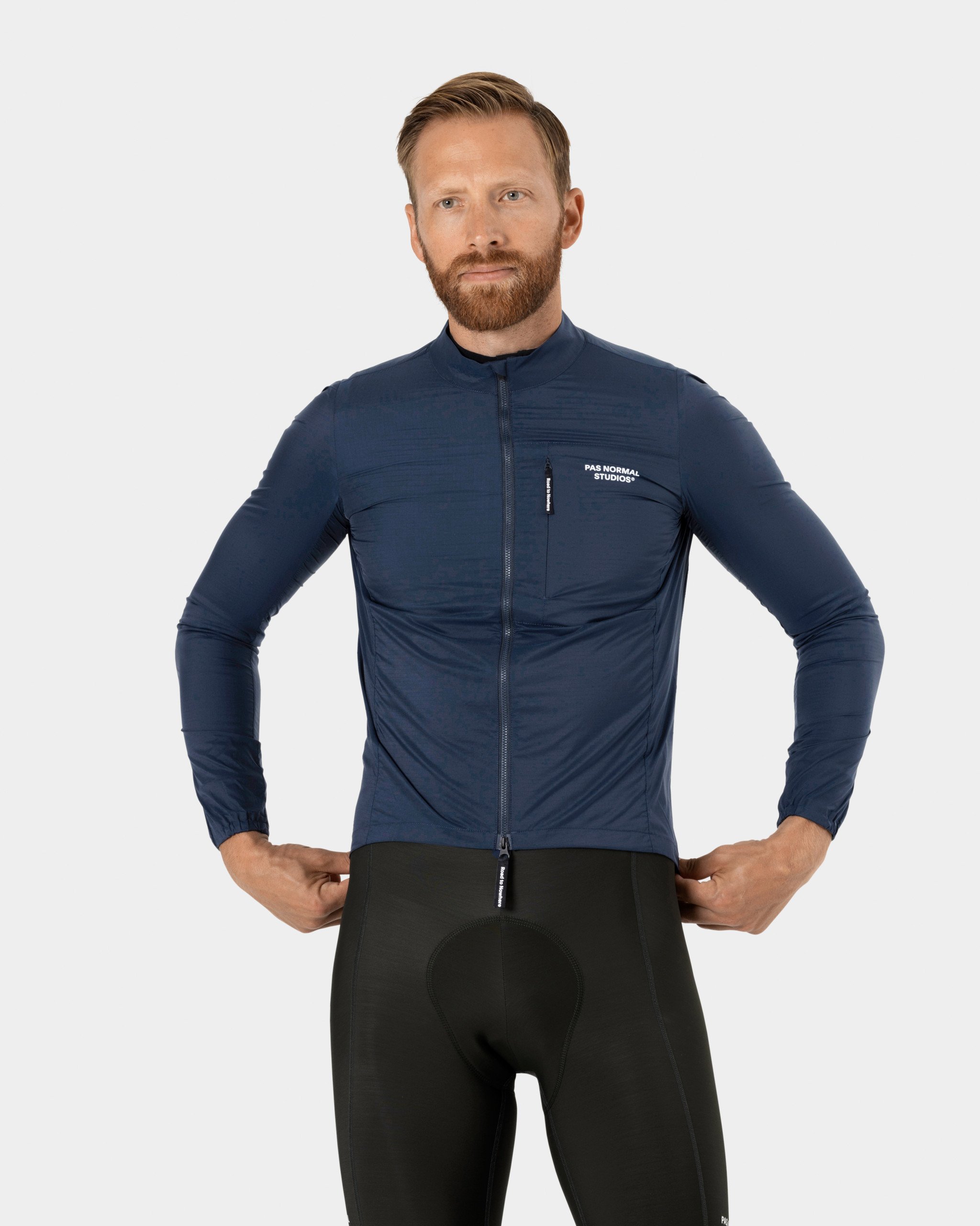 Men's Essential insulated Jacket Navy Pas Normal Studios