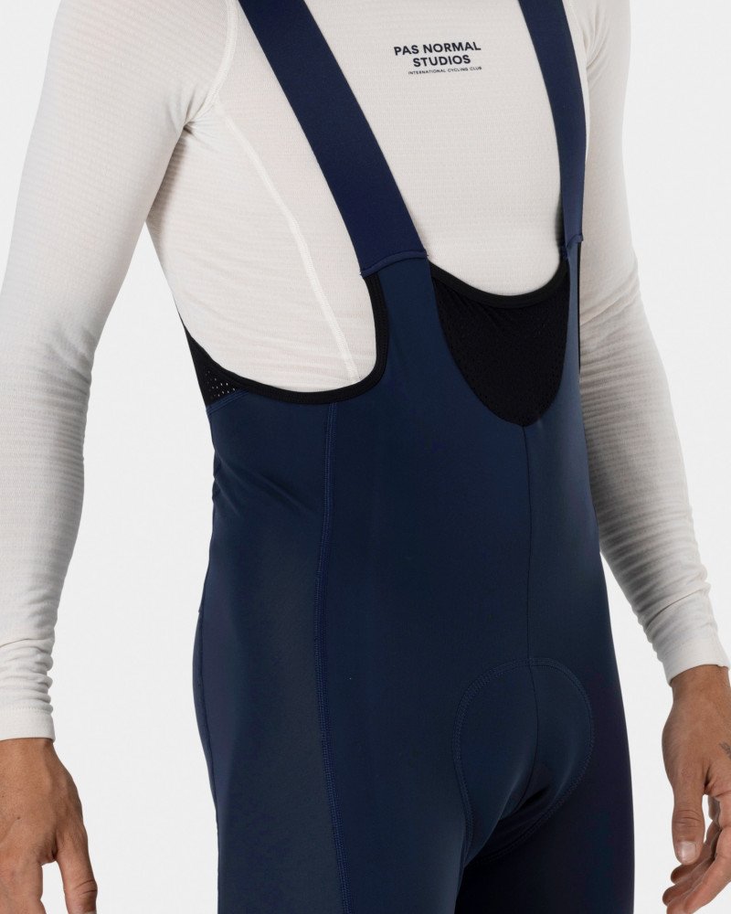 Men's Mechanism Deep Winter Long Bib - Navy - Pas Normal Studios
