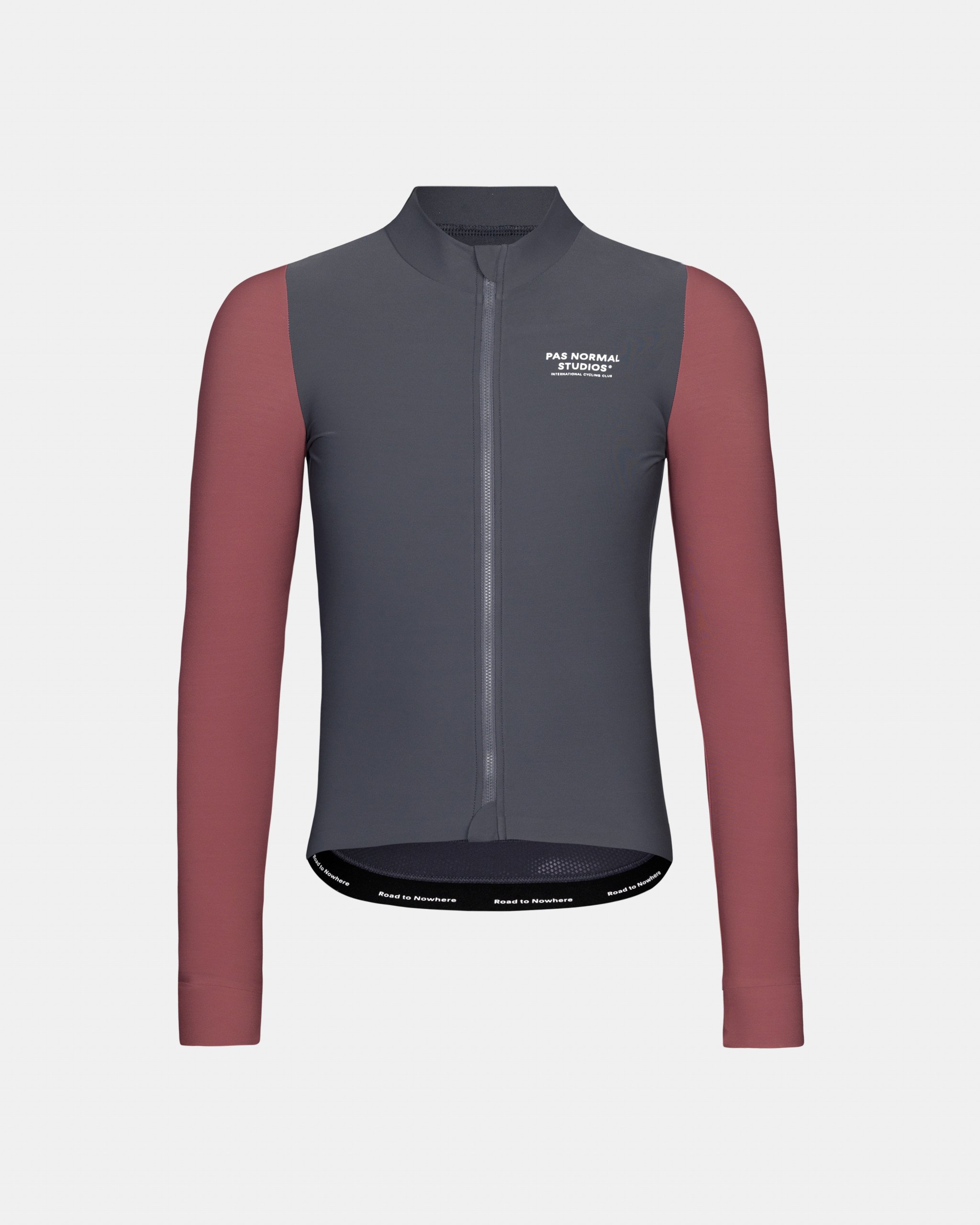 Men's Mechanism Long Sleeve Jersey - Dark Navy/Dusty Mauve - Pas Normal ...