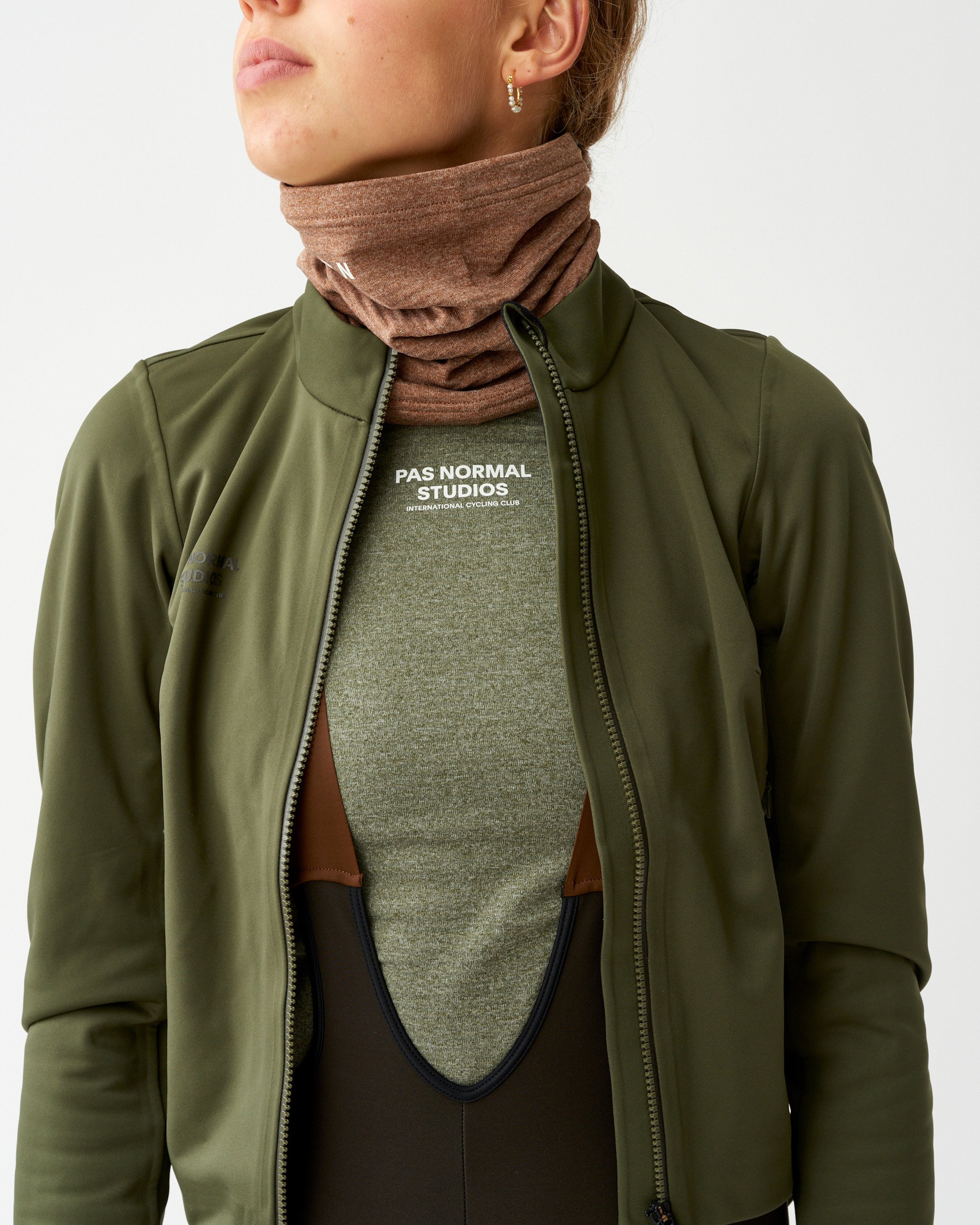 olive green base layer