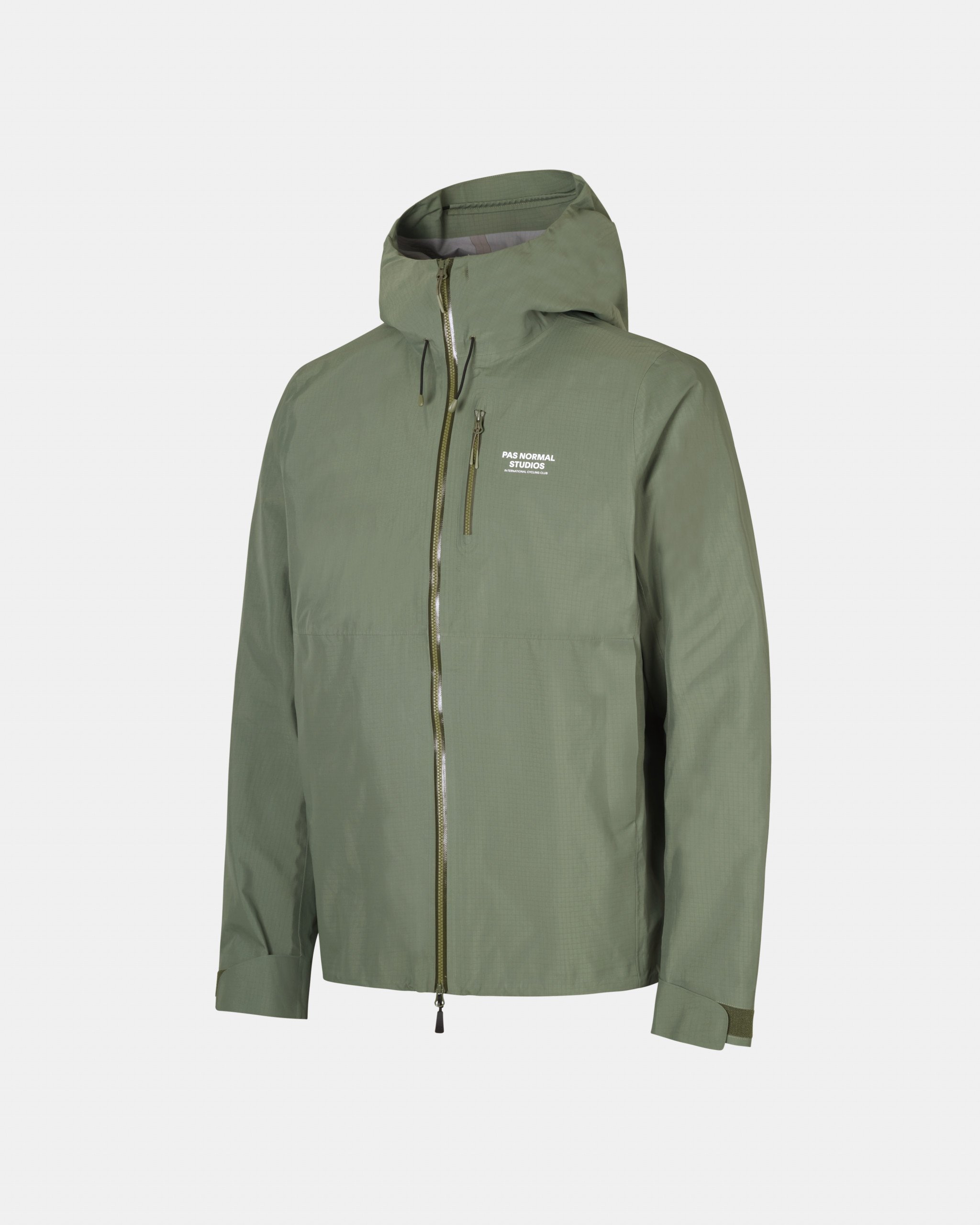 Men's Off-Race Shell Jacket - Army Green - Pas Normal Studios