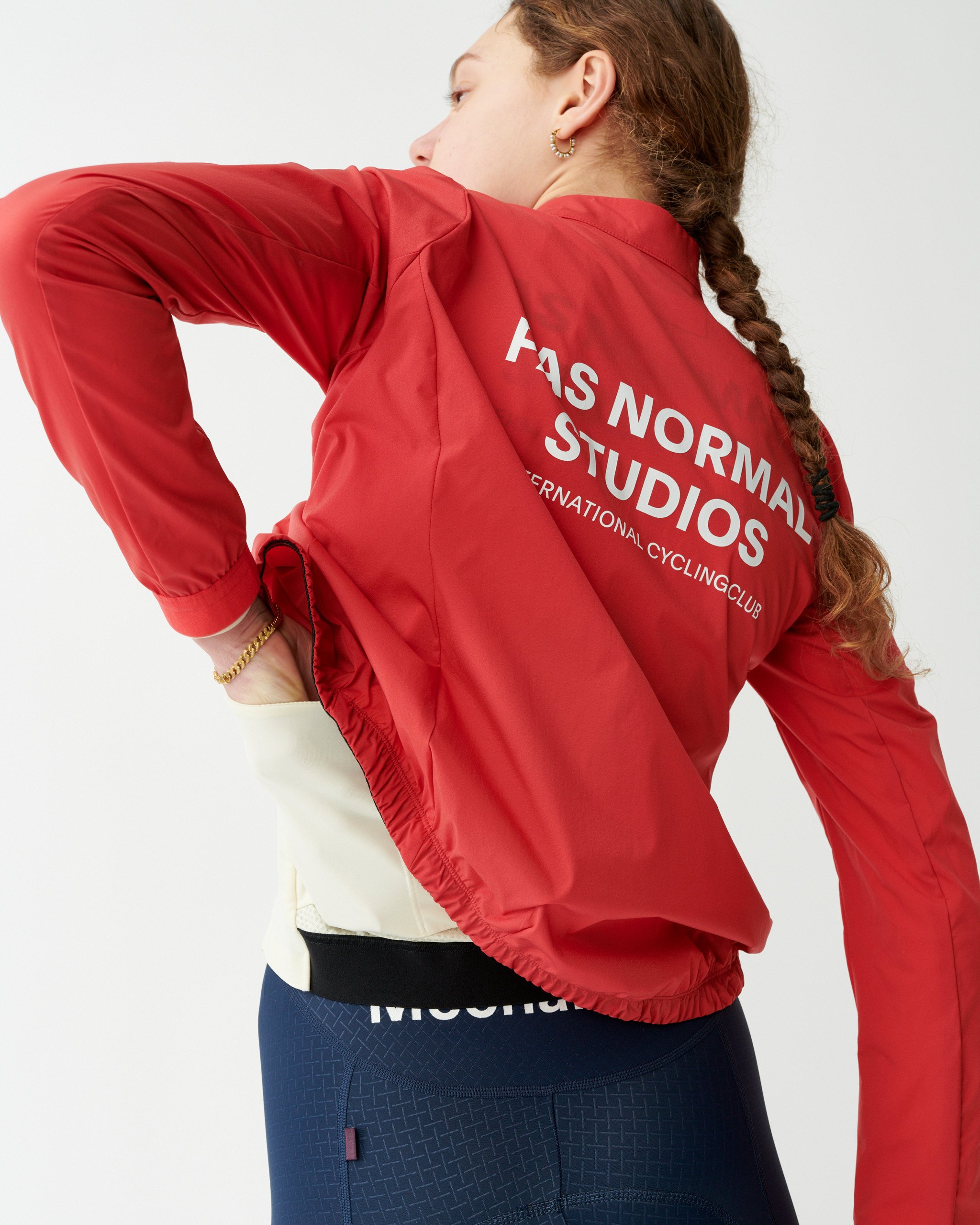 Women's Mechanism Stow Away Jacket - Deep Red - Pas Normal Studios